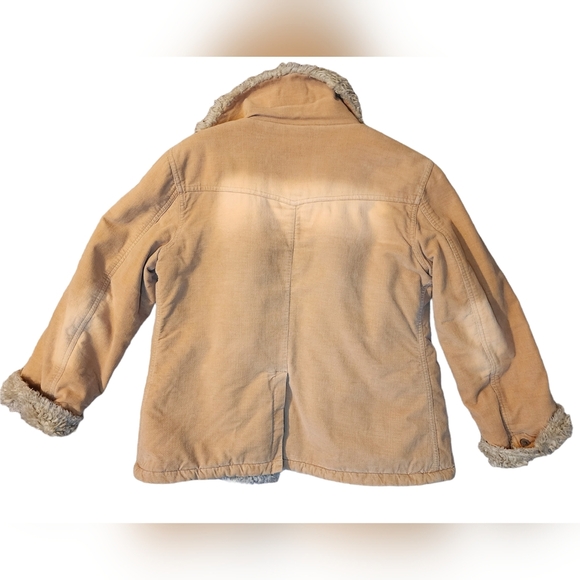 BKE vintage distressed look jacket woman’s faux fur - Picture 3 of 7